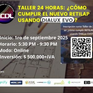 Taller de 24 horas: ¿cómo cumplir RETILAP 2024 usando DIALux EVO?